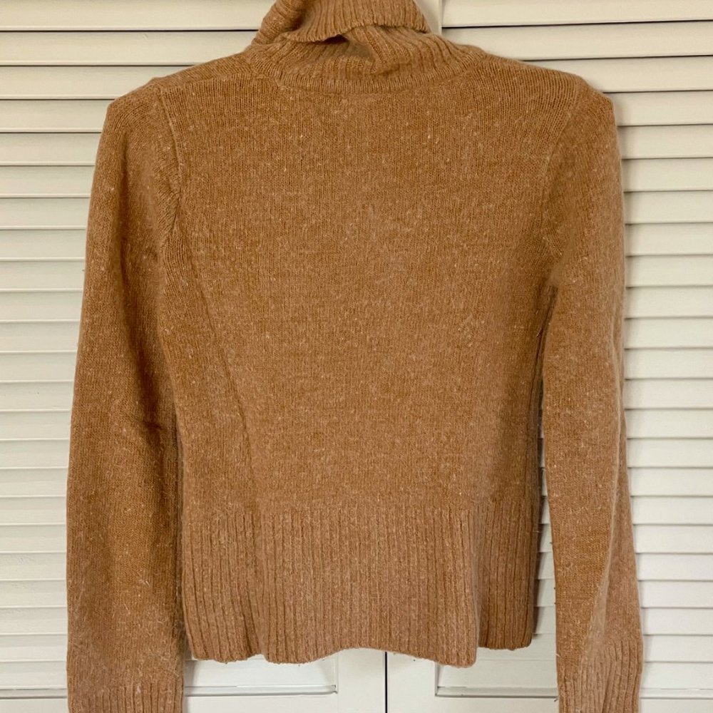 H&M Fluffy Turtleneck in Tan - Picture 3 of 4